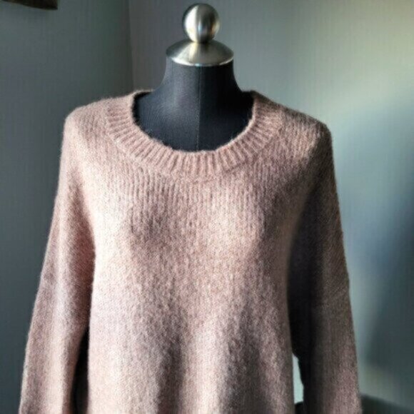 Soya Concept Oversized Crew Neck Knit Sweater  Sz Large NWT - Picture 2 of 11